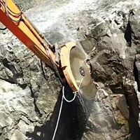 Sierra de Roca de Demolición de Alta Potencia YS-10SS Modelo 2026, Alta Satisfacción, Seguridad, Bien Recibida por los Clientes, para Herramientas de Excavadora