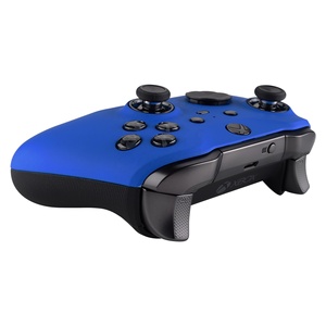 Blue Soft Touch <b>Grip</b> Front Housing Shell & Accent Rings Replacement Faceplate Cover for Xbox One Elite <b>Controller</b> Series 2 - Product Image 4