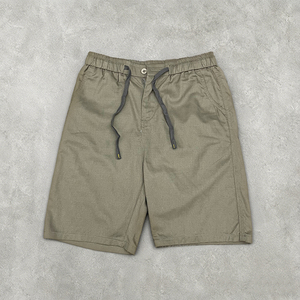 Pantaloncini <span class=keywords><strong>Bermuda</strong></span> da <span class=keywords><strong>uomo</strong></span> alla moda Casual elasticizzati in tessuto di cotone traspirante al ginocchio con motivo solido - Product Image 4