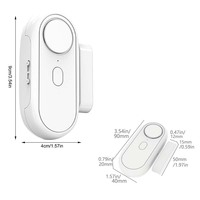 Portable 120dB Smart Home Anti-Vol ABS Magnétique Porte/Fenêtre Alarme Fermeture Bip Rappel pour Enfants Sécurité Champions Marque AAA * 2