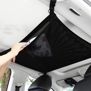 Filet de rangement pour toit de voiture, organisateur en maille de polyester à 1 compartiment pour bagages de coffre et articles divers - Product Image 4