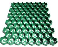 Grille d'herbe en plastique Fleur plate en plastique Grille de pelouse Pavé pour stationnement Stabilisation de la chaussée Pavé d'herbe