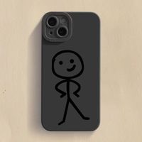 Dessin animé Matchman Téléphone étui pour iphone 11 12 13 14 15 Pro Max XR XS X 7 8 Plus SE 2020 Antichoc Mat Souple TPU Silicone Couverture