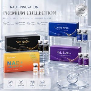 Ampolla SANENDI NAD+ Skin Booster 5ml, Sérum Facial Antienvejecimiento con Ácido Hialurónico y Niacinamida, Marca Privada OEM - Product Image 1