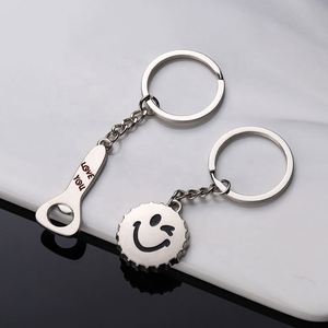 Nouveau porte-clés pour couples, symbole romantique d'amour, porte-clés « Clé et cœur », cadeaux pour la Saint-Valentin, accessoires, cadeau pour petit ami, mari - Product Image 3