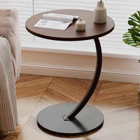 Petite table d'appoint minimaliste moderne à double couche Table basse transfrontalière pour salon Table à thé pour maison mobile Vente en gros