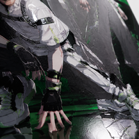 Affiches d'anime/manga personnalisées avec impression artistique en feuille d'aluminium verte, effet métallique, vernis 3D et UV en relief pour collectionneurs