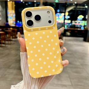 เคสโทรศัพท์ลายจุดน่ารักสไตล์ INS สำหรับ <span class=keywords><strong>iPhone</strong></span> 17 เคสโทรศัพท์สีลูกกวาดสำหรับ <span class=keywords><strong>iPhone</strong></span> 17 16 15 14 13 <span class=keywords><strong>12</strong></span> - Product Image 3