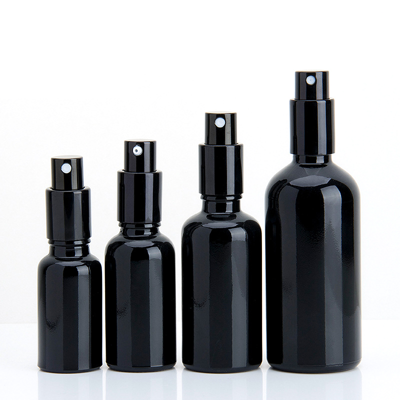 30ml schwarz 100ml Glass prüh flasche 30ml 100ml 50 ml Parfüm flasche French Oil Parfums mit Pumpe