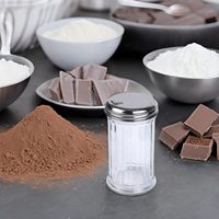 Distributeur de sucre en verre cylindrique, 5,5 pouces, écologique, compatible lave-vaisselle
