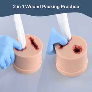 อุปกรณ์ฝึกหัดการบรรจุภัณฑ์สำหรับ<span class=keywords><strong>การ</strong></span>รักษาบาดแผลทาง<span class=keywords><strong>การ</strong></span>แพทย์ ใช้สำหรับการห้ามเลือด <span class=keywords><strong>แบบ</strong></span>สองในหนึ่งเดียว สำหรับ<span class=keywords><strong>การ</strong></span>ฝึกอบรมการควบคุม<span class=keywords><strong>การ</strong></span>ไหลของเลือดในงานพยาบาล - Product Image 3