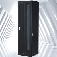 Armoire de serveur DDF 42U de 19 pouces avec porte en verre trempé de haute qualité, modèle 2023, pour centre de données, capacité de charge 800 kg