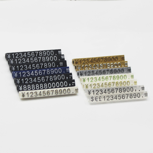 Combinación ajustable ABS Dólar <span class=keywords><strong>Euro</strong></span> Libra <span class=keywords><strong>Precio</strong></span> Numeral Cubos Kit <span class=keywords><strong>Precio</strong></span> Etiqueta Plástico Joyería <span class=keywords><strong>Precio</strong></span> Etiqueta - Product Image 2