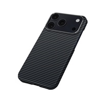 Nouvelle coque de téléphone tendance de luxe en fibre d'aramide véritable magnétique couleur unie pour iPhone 18 18Pro 18Pro Max Housse unique
