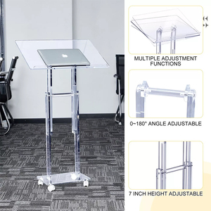 แท่นวางอะคริลิกใสสำหรับบรรยายในห้องเรียนสำนักงาน - Product Image 5