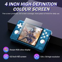 Console de jeu portable open source XF40H, écran IPS 4 pouces, Wi-Fi, 128 Go, puce RK3326, plus de 30 émulateurs, rétro, portable