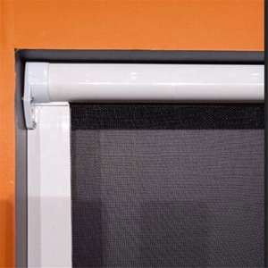 Pantalla plegable fácil de instalar <span class=keywords><strong>Perfil</strong></span> blanco Ventana de red de fibra de vidrio recubierta de PVC Pantalla retráctil Ventanas de persiana enrollable - Product Image 3