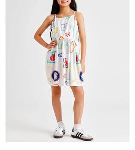 Vestido de Verano para Niñas, Hecho de Tela de Algodón Suave, con Estilo Moderno y Encanto Decorativo para Comodidad Diaria - Product Image 2