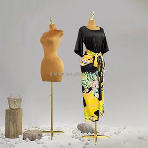 Mannequin de femme à mi-corps, courbes, taille fine, hanches larges, poitrine généreuse, forme de robe, en mousse, à agrafer, pour la vente en gros en Afrique et aux États-Unis - Product Image 4