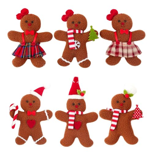 Christmas Holiday Decoration Cute Gingerbread Girl Cushion <b>Pillow</b> Soft Comfort Plush Home <b>Decor</b> <b>Pillows</b> - Product Image 2