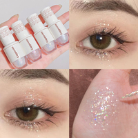 Cappuvini Starry Liquid Lidschatten-Palette High Bear Bowling Pailletten Glitter Mermaid Pearl Tears Matte Sparkle Metal Dark-Shimmer