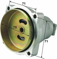 Tambour de montage de support de boîtier d'embrayage 26mm 9 cannelures pour Honda et débroussailleuses chinoises universelles Strimmer