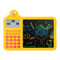Tablet Tulis Tangan 2-in-1 Isi Ulang untuk Anak Usia 0-6 Tahun, Pelatih Matematika Mental Kartun Pintar untuk Siswa Sekolah Dasar