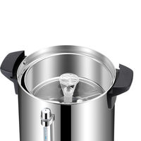 Commercial 8L-45 Litres Chauffage Électrique Urne À Eau En Acier Inoxydable Boisson Chaude Machine Distributeur Café Chaudière À Eau Pot
