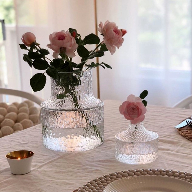 Factory Produced Wholesale Glass Flower Vase for Home Decor