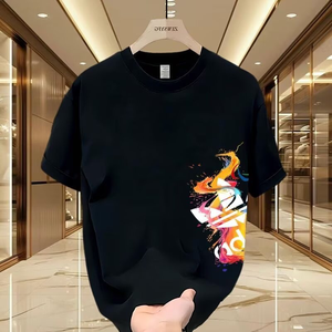 T-shirt d'été unisexe 2026 tendance, best-seller, sportif, imprimé, coupe ample, col rond, élégant, respirant et anti-humidité - Product Image 2