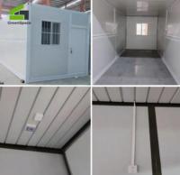 Fournisseur chinois de maisons conteneurs pliantes de type X, 20 pieds, maison préfabriquée modulaire en acier portable, bureau, hôtel, secours en cas de catastrophe, ISO CE