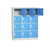 Élèves du primaire Coloré Casier De Stockage Cartable Casier En Métal 9 Portes Maternelle En Acier Casier De Stockage Armoire