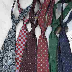 Man Vintage Dark Colors Professional British 8CM Custom Neck <b>Tie</b> Formal Professional Business Hands With Cashew Neck <b>Tie</b> - Product Image 3