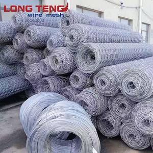 Giá rẻ lục giác gabion hàng rào đá lồng dây lưới mạ kẽm gabion lưới để bán - Product Image 1