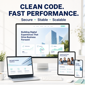 Conception et développement de sites web d'entreprise avec HTML CSS réactif personnalisé pour la construction de la marque et la mise <span class=keywords><strong>en</strong></span> valeur du profil de l'entreprise <span class=keywords><strong>en</strong></span> <span class=keywords><strong>ligne</strong></span> - Product Image 5