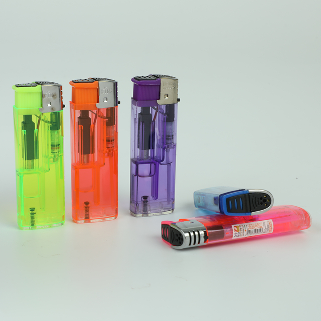 Factory Wholesale Price Big Size High Quality Electronic Windproof Plastic Lighter for Cigarette Smoking and Gift Use