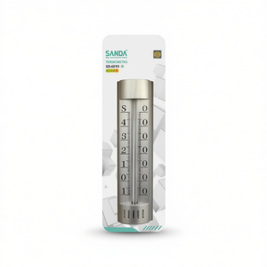 Sanda <b>Thermometer</b> SD-5519 Indoor Outdoor Temperature Gauge Metal Tube Design - Product Image 1