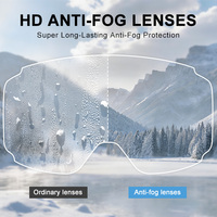 Lunettes de ski photochromiques, protection UV400, design pour sports de neige, lunettes de soleil polarisées à verres changeants de couleur, lunettes de snowboard personnalisées