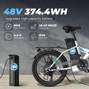 Bicicleta Eléctrica Plegable VARUN C20-1 de 20 Pulgadas, 250 W, 48 V, 7.8 Ah, 3 Niveles de Asistencia, Freno de Disco IP65, 150 kg, 25.8 kg, Compras al por Mayor en la UE - Product Image 2