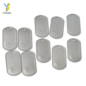 Medagliette per Cani in Acciaio Inossidabile Incise, Targhetta di Allerta Medica con Simbolo Stella della Vita, Ciondolo Militare - Product Image 3