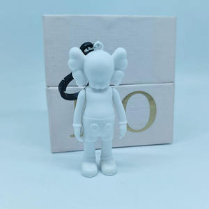 Vente flash, kit de porte-clés ours en peluche fluide graffiti <span class=keywords><strong>pas</strong></span> <span class=keywords><strong>cher</strong></span>, ours blanc, porte-clés DIY pour peinture fluide - Product Image 1