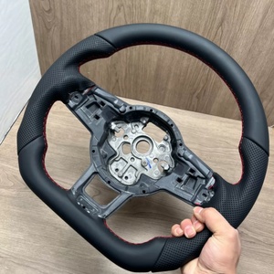Volant de voiture complet en cuir personnalisé pour Volkswagen pour VW GTI <span class=keywords><strong>Golf</strong></span> 6 7 7R <span class=keywords><strong>6R</strong></span> 5R MK6 MK7 MK7.5 GTI GTD GTE Passat Polo - Product Image 5