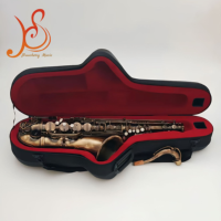 Professional Bb Tenor Saxophone Antique Bronze Brass Body High Performance Musical Instrument