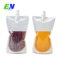 Pochette Doypack avec bec verseur et bouchon à attache pour l'emballage de jus de fruits mélangés
