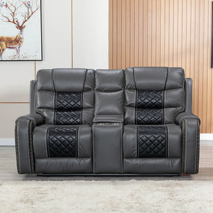 Nuevo Sofá Reclinable de Masaje Extensible Moderno en Oferta, Sofá de Cuero <span class=keywords><strong>Nitaly</strong></span> para Sala de Estar con Portavasos y Carga Inalámbrica - Product Image 2
