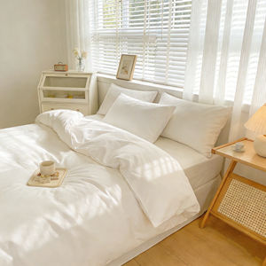 Parure de lit légère en microfibre brossée 90 g/m², douce comme la peau de pêche, pour le printemps et l'été - Product Image 6