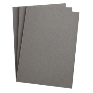 Delamintaed thick hard cardboard paper sheet 600gsm 800gsm grey chipboard for backing pad