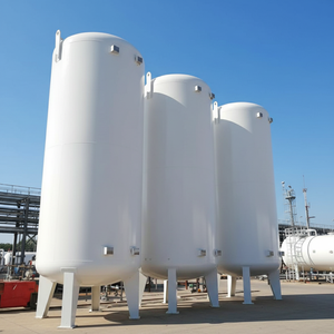 Tanque de Almacenamiento Criogénico Vertical de Segunda Mano, 20kL, 0.8Mpa, para Suministro de Argón Líquido y Gas Nitrógeno - Product Image 2