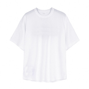 <span class=keywords><strong>Maglie</strong></span> da ginnastica da uomo con mezza manica a tracolla <span class=keywords><strong>per</strong></span> Fitness attive Top estivo in maglia oversize da <span class=keywords><strong>palestra</strong></span> - Product Image 2