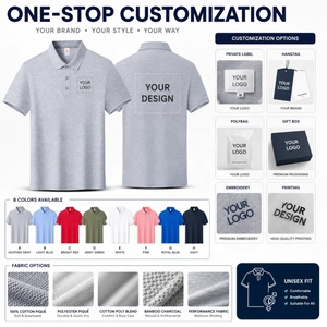 <span class=keywords><strong>Polo</strong></span> a Maniche Corte Personalizzata con Logo per Uomo, 100% Poliestere, Uniforme da Lavoro per Aziende ed Eventi Aziendali - Product Image 4